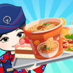 Food Truck Chef Cooking